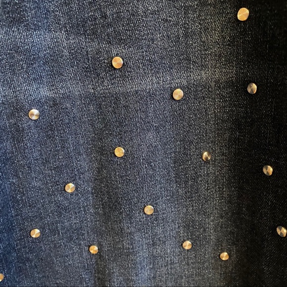 Lane Bryant girlfriend crops with studs - Picture 3 of 8